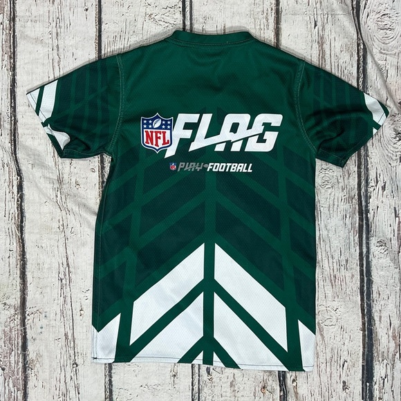 New York Jets NFL Football Reversible Boys Kids Youth Jersey - Picture 4 of 4